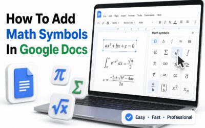 How to Add Math Symbols in Google Docs: Step-by-Step Guide